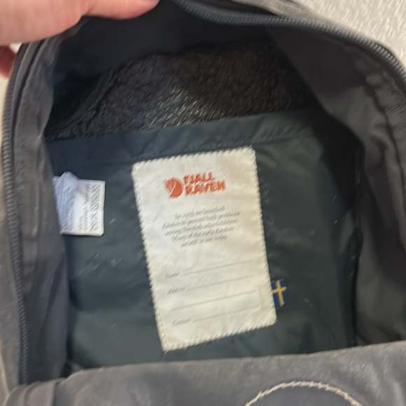 Fjallraven Kanken Gray Polyvinyl Back to School Mini Backpack - Picture 7 of 13